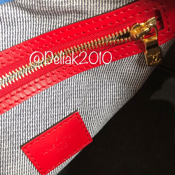 SOLD! Louis Vuitton Denim Speedy Bandouliere 30 - Picture 5 of 8